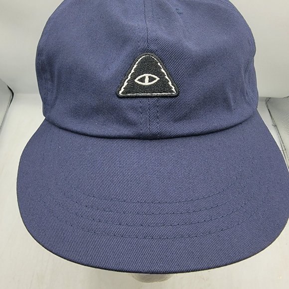 Poler Camp Vibes Big Bill Flopster Strapback Hat Blue Casual Hiking Outdoors - Picture 5 of 11